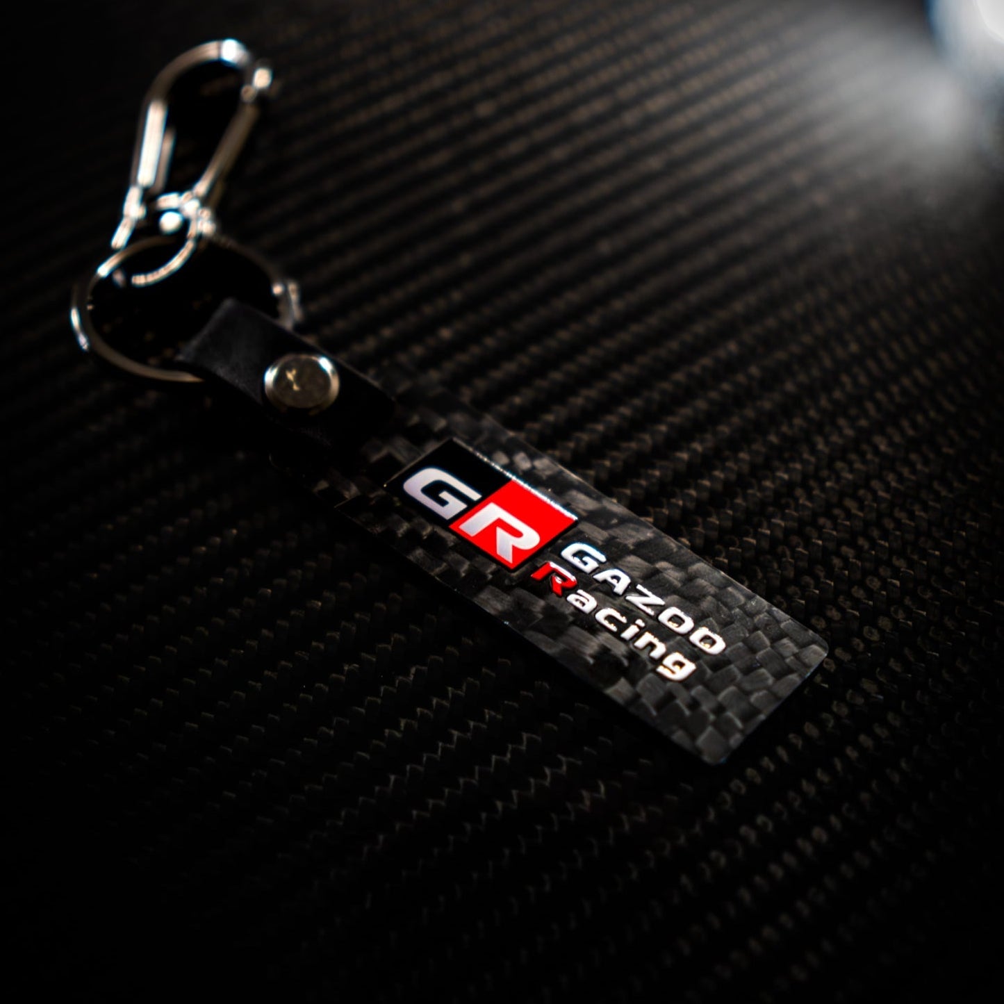 Toyota GR Carbon Fibre Keychain