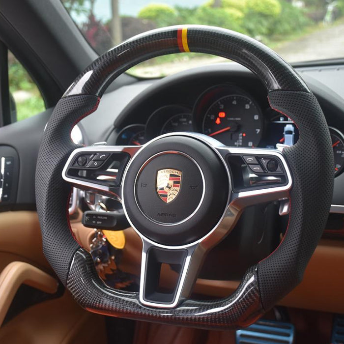 Porsche 2019+ 991 (991.2) / GT3 / GT3RS(991) / 718 Boxster / Cayman (982) / Cayenne (958.2) / Panamera (971) / Macan(95B) Custom Steering Wheel