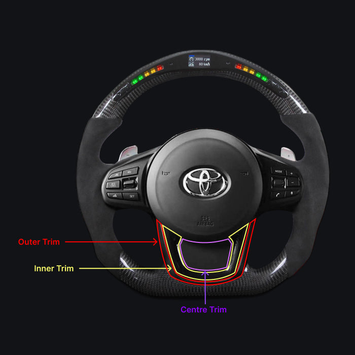 Toyota Supra A90/91 MK5 Custom Steering Wheel