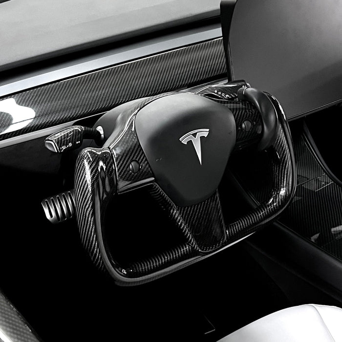 Tesla Model 3/Y Yoke Style Custom Steering Wheel