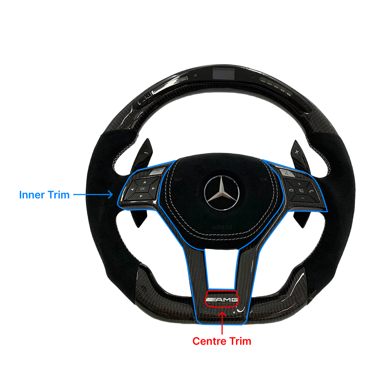 Mercedes-Benz W204 Custom Steering Wheel