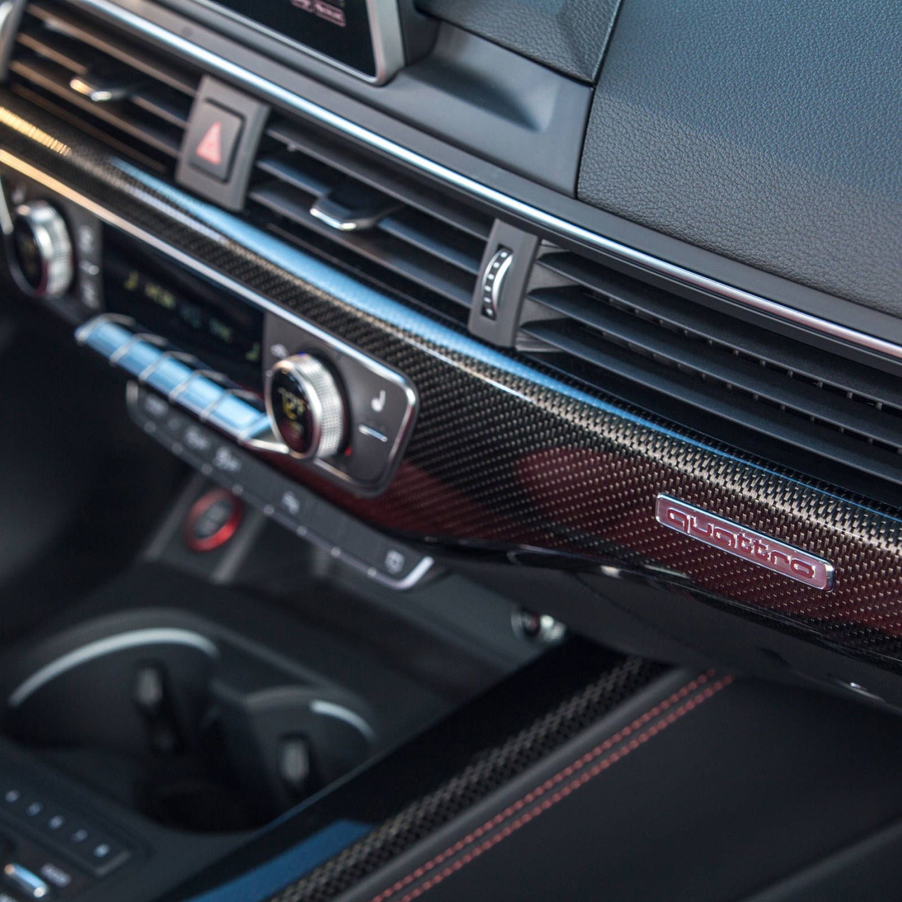 Audi A4 B9/A5 B9 カーボン調トリム 7点セット Carbon Interior Trim for Audi B9 & B9.5 LHD