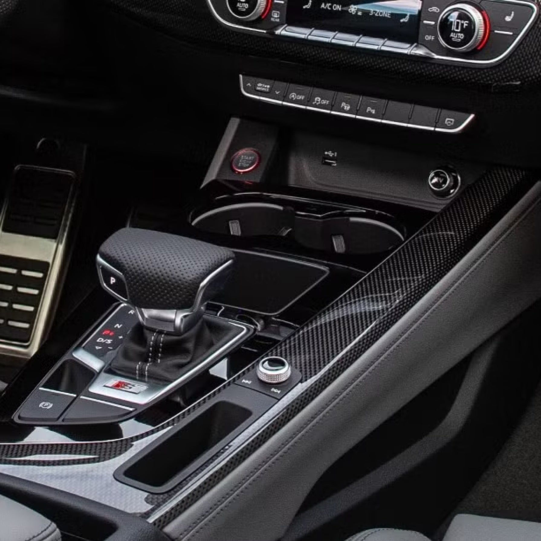 Audi A4 B9/A5 B9 カーボン調トリム 7点セット Carbon Interior Trim for Audi B9 & B9.5 LHD