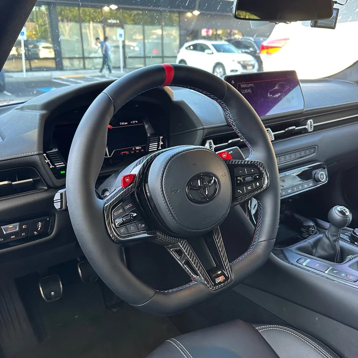 Toyota Supra to BMW G Series LCI Retrofit Custom Steering Wheel